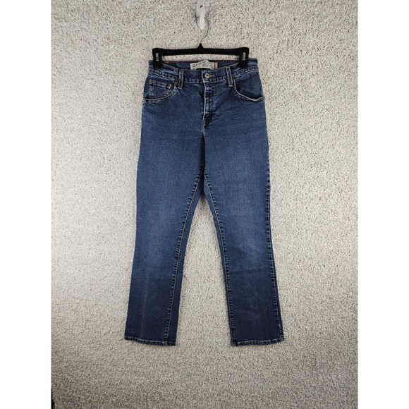 Levi's Denim - Vtg Levis 350 Relaxed Straight Jeans Womens 6m (27x29) Bootcut Blue Denim Jeans